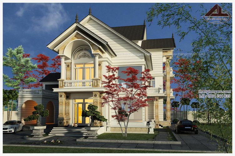 Mẫu biệt thự tân cổ điển đẹp sang trọng